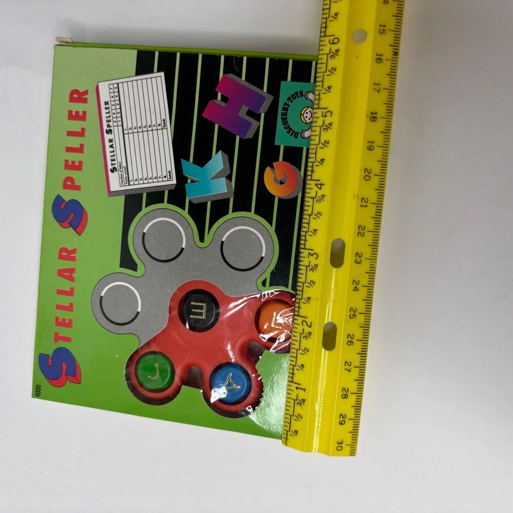 Vintage 1993 Discovery Toys Stellar Speller Word Spelling Game 4000 Retro 90s